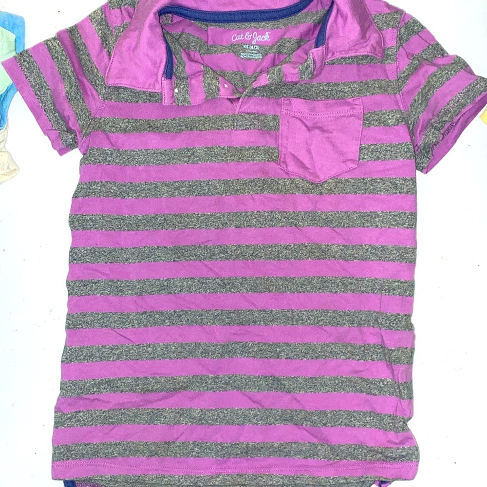 Striped polo